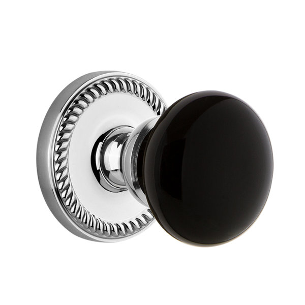 Grandeur Newport Coventry Door Knob with Rosette Wayfair